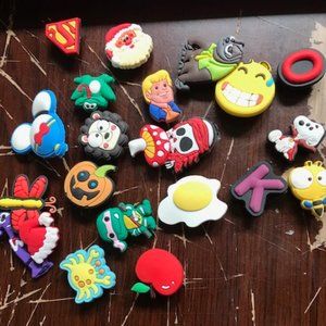 Lot of jibbitz shoe charm